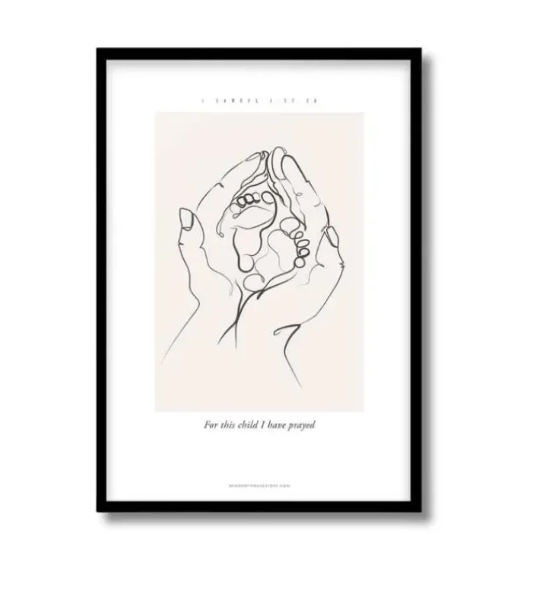 A3 Plakat: For this child I have prayed