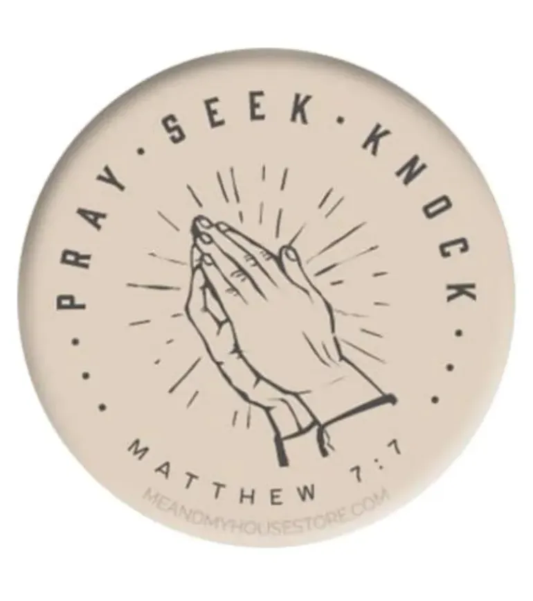 Badge: Pray, Seek, Knock
