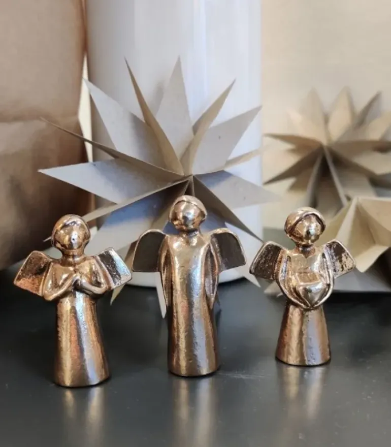 Bronze Engel med et hjerte, mini