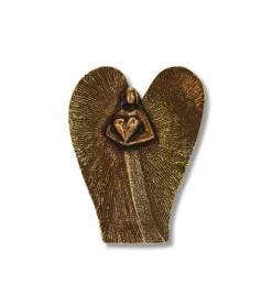 BronzeFigur, Engel med hjerte