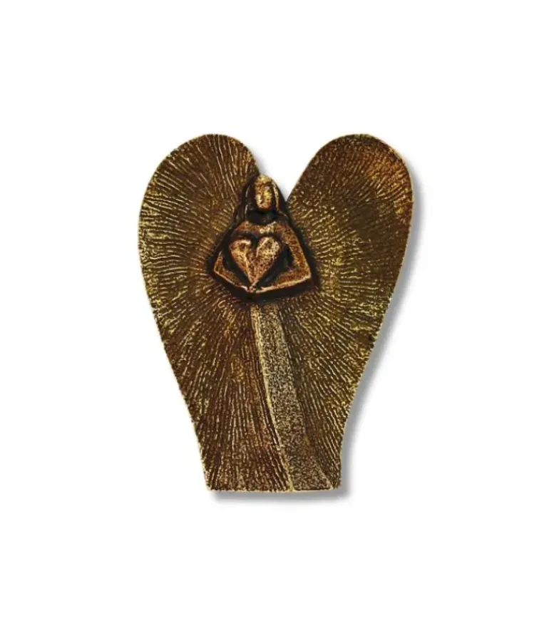 BronzeFigur, Engel med hjerte