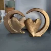 Bronze, Hjerter i to dele, Skulptur