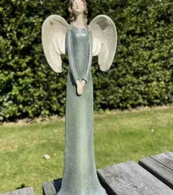 Engel, Jadegrøn, 35 cm