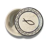 Fedtsten, Rund æske med låg, ICHTHYS