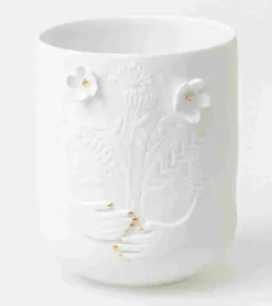 Fyrfadsstage, Buket med hænder, Hvidt porcelæn