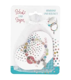 Gavesæt med armbånd og hjertebog