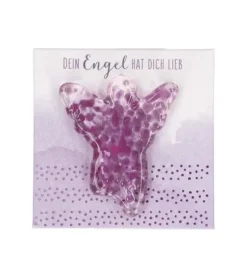 Hånd glas engel, Lilla
