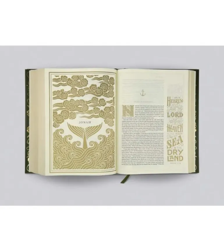 Holy Bible, Illuminated Bible, Art Journaling Edition