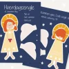 Hverdagsengel Klip-ud, gul kjole