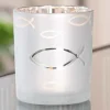 Ichthys lanterne til fyrfadslys, 8 cm