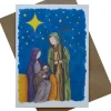 Julekort, Maria, Josef og Jesusbarnet, Dobbeltkort