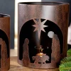 Julekrybbe hurricane i metal, Stor