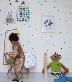 KAI dukke, blå, 100 cm