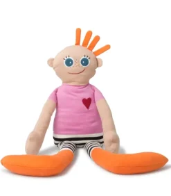 KAI dukke, orange, 60 cm