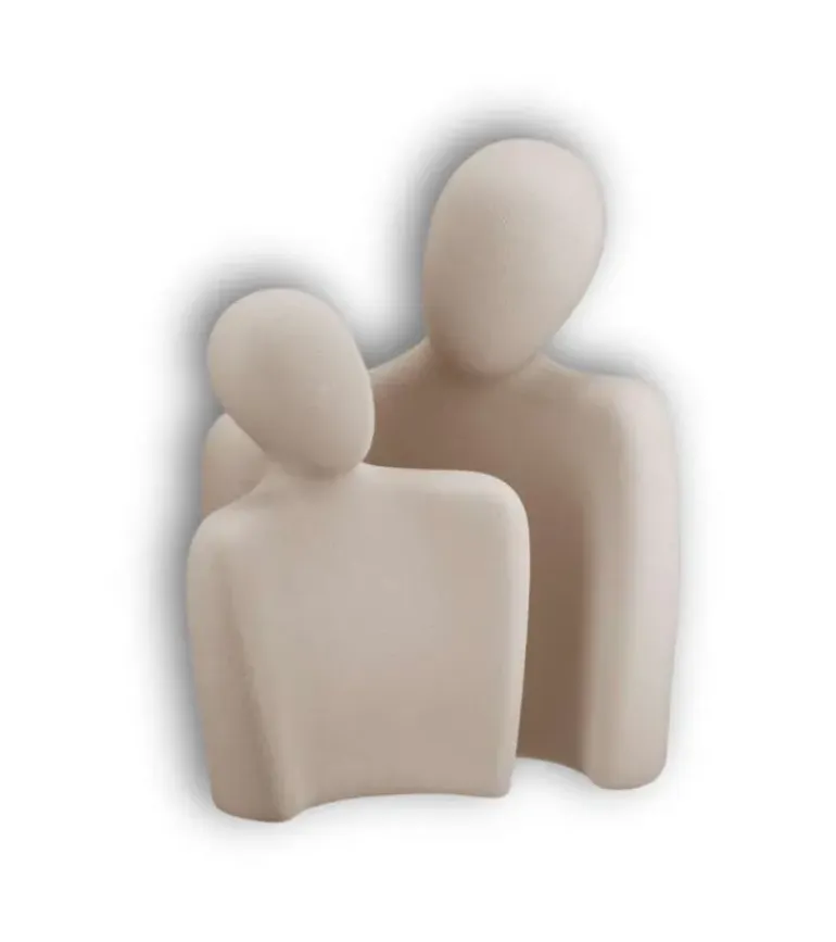 Keramikskulptur, 2-delt, Par: “Anexo”