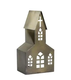 Kirke i metal, 35 cm