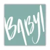 Kvadratisk Postkort: BABY