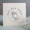 Kvadratisk Postkort: Pray, Seek, Knock