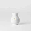 Mini-Kuglevase Guld Hjerte, 9 cm