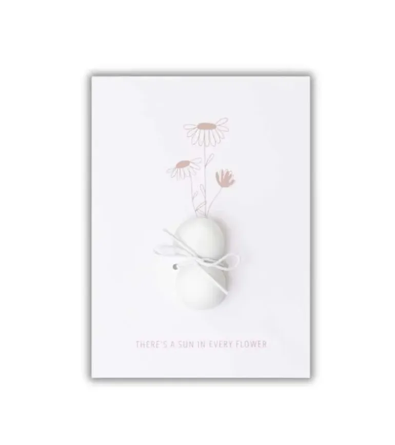 Mini vase med magnet til køleskab