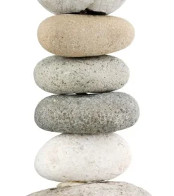 Naturlig stenstage til lys, 23 cm