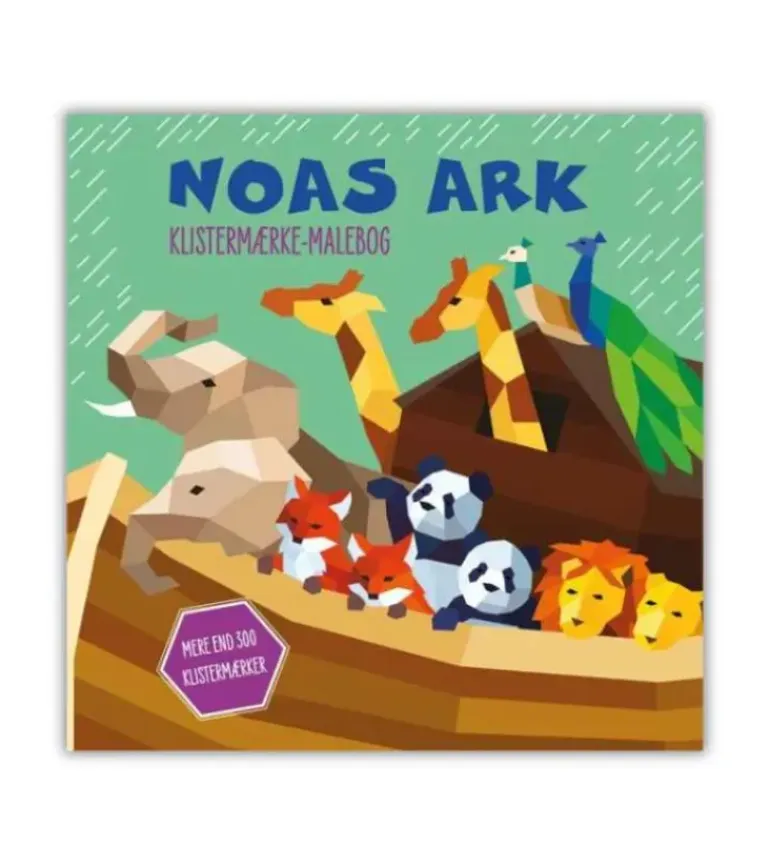 Noas ark – Klistermærke-malebog