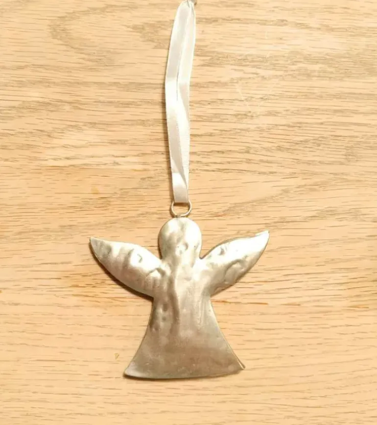 Ophæng, Engel, Sølv, hamret, 8 cm