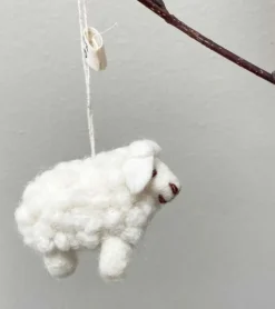 Ophæng Får Mini, Hvid – Gry & Sif