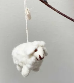 Ophæng Får Mini, Hvid – Gry & Sif