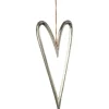 Ophæng, Sølv hjerte, 24 cm