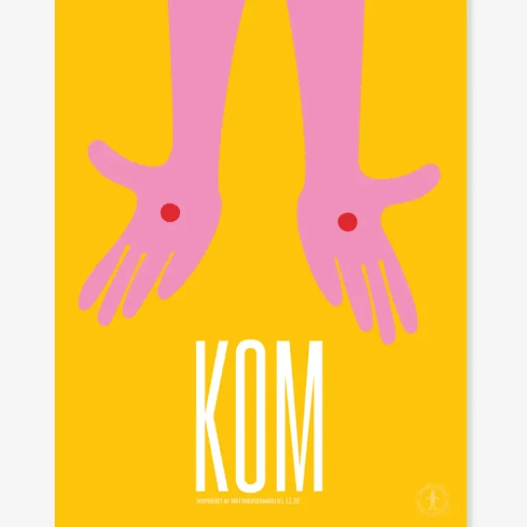 Plakat: KOM 30×40 cm af Josephine Blay