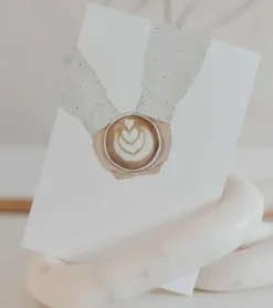 Postkort akvarel, kaffe