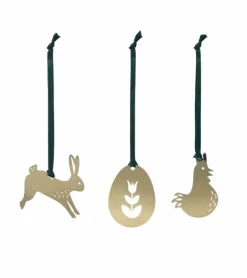 Påskeophæng i guld, 3 pk