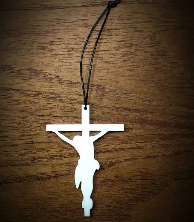 Påskeophæng, Jesu Korsfæstelse, Hvid