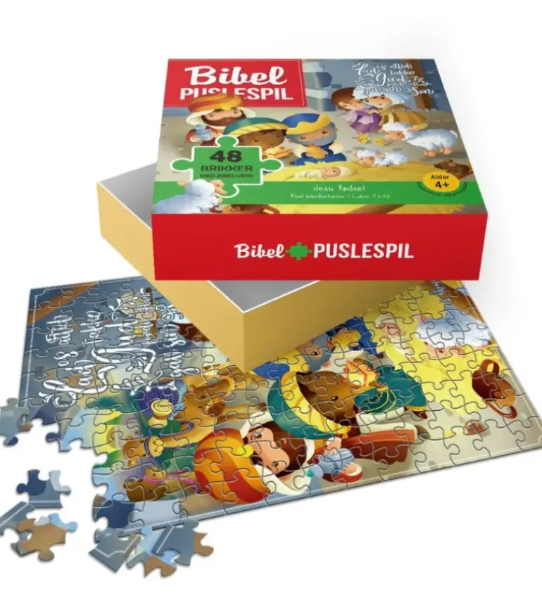 Puslespil, Jesu fødsel, 48 brikker