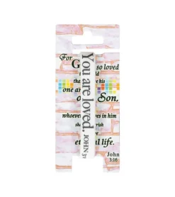 Silikone Armbånd: You Are Loved, Hvid