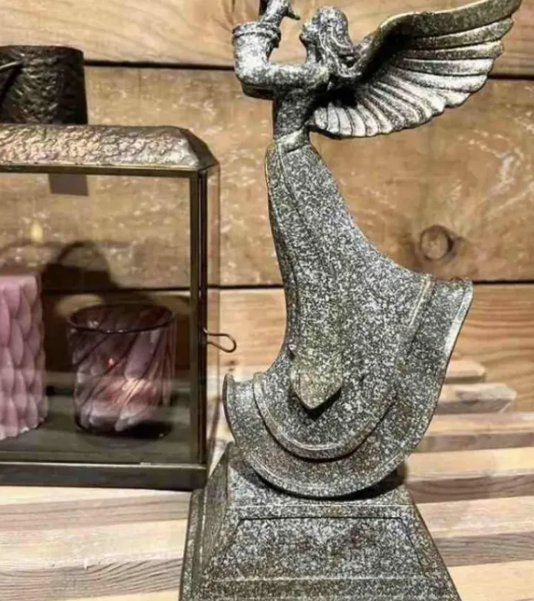 Skulptur Engel med trompet, 26 cm