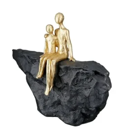 Skulptur: En mors kærlighed, Guld og sort