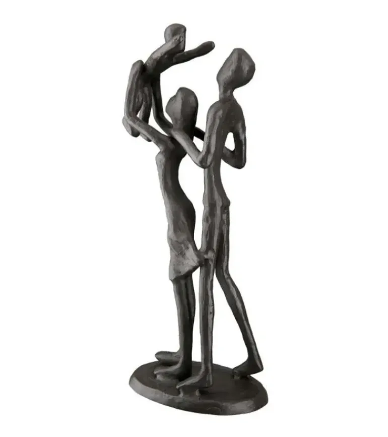 Skulptur, Familieglæde, 20 cm