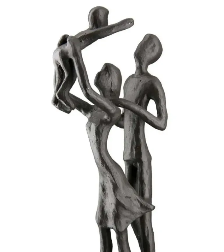 Skulptur, Familieglæde, 20 cm