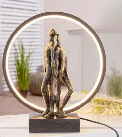Skulptur, Kærlighed skaber styrke, LED, 33 cm