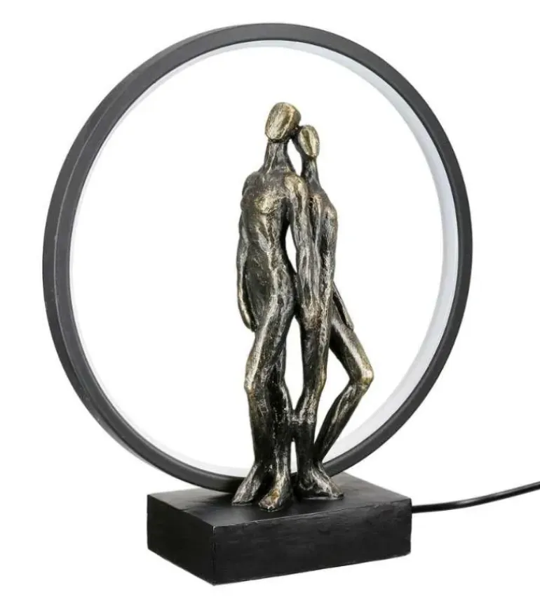Skulptur, Kærlighed skaber styrke, LED, 33 cm