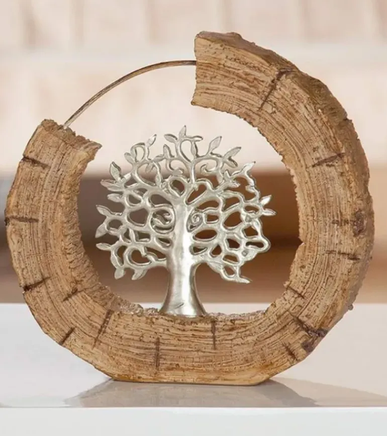 Skulptur, Livets træ, Tætte grene, 19 cm