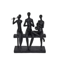Skulptur, Musikanter på bænk