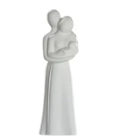 Skulptur: Nybagte forældre, Keramik, H 32cm