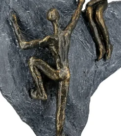 Skulptur, Par på hjerte, 30 cm