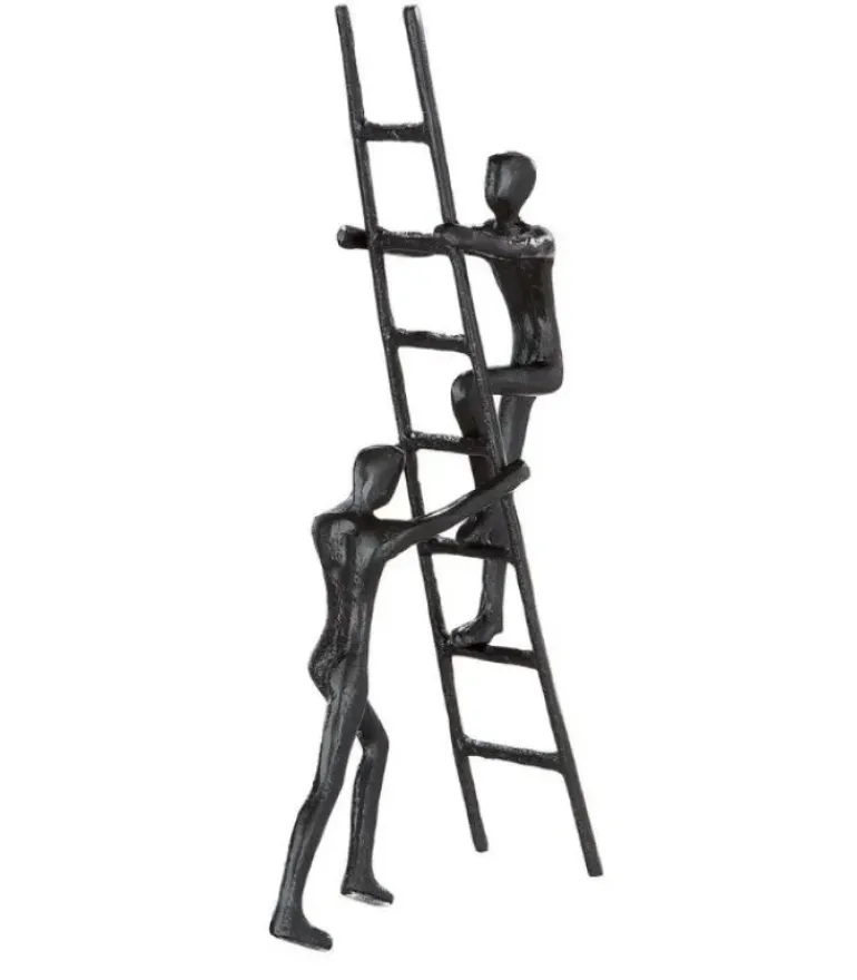 Skulptur: Teamwork, H 24 cm