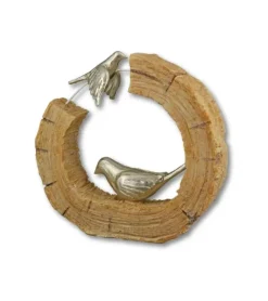 Skulptur, To fugle, 19 cm