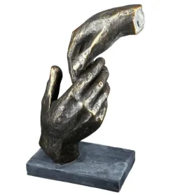 Skulptur, To hænder, 21 cm