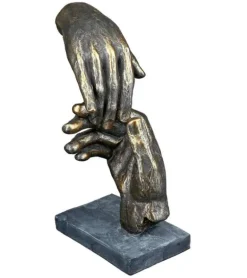 Skulptur, To hænder, 21 cm